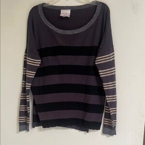 Romeo & Juliet Couture Striped Lightweight Sweater M